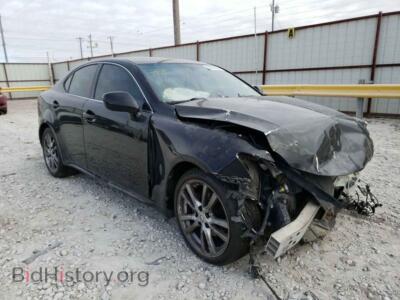 2008 Lexus IS IS 250, черный — VIN JTHBK262485074980, Copart