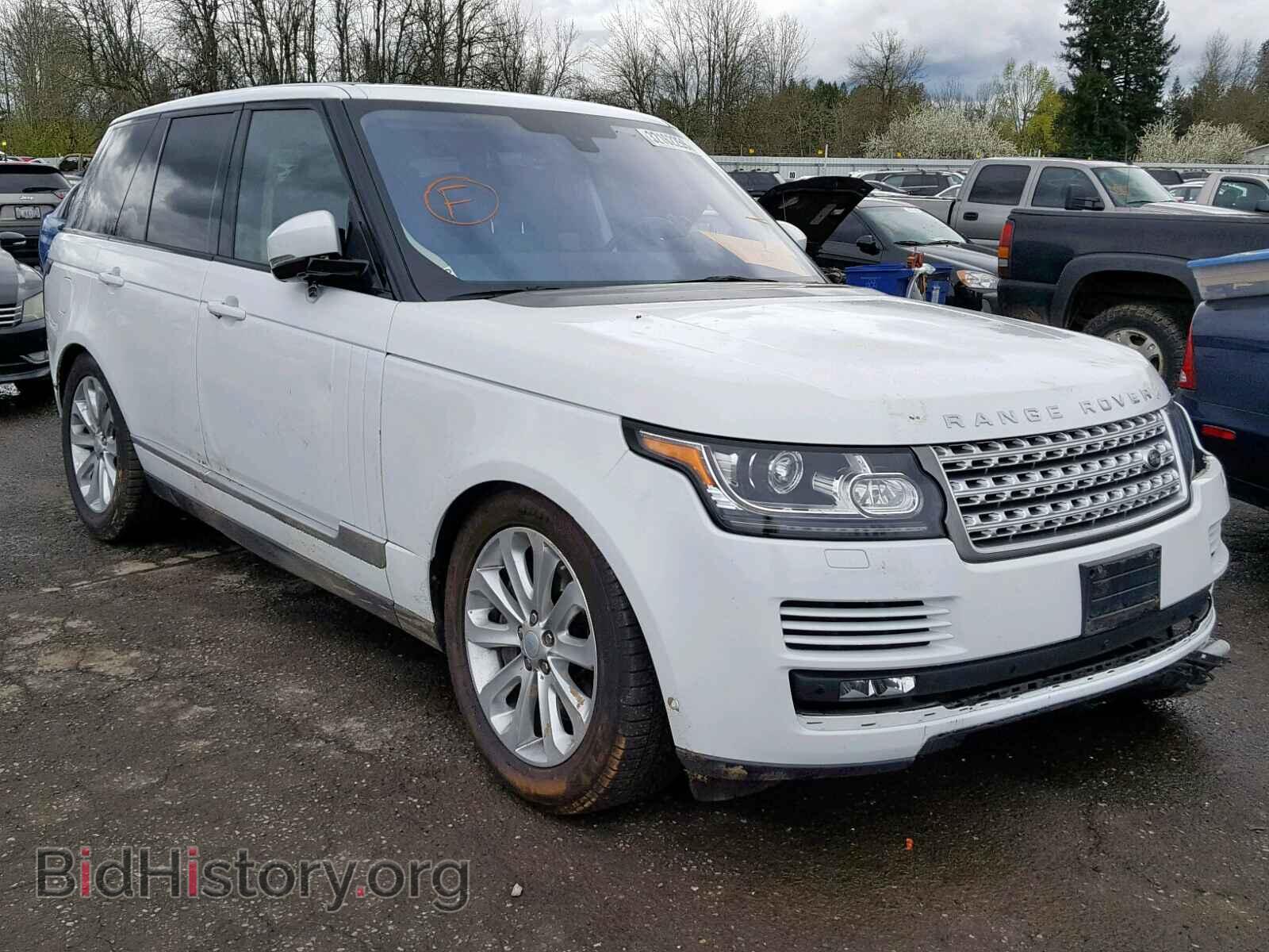 Photo SALGS2PF5GA308387 - LAND ROVER RANGE ROVE 2016