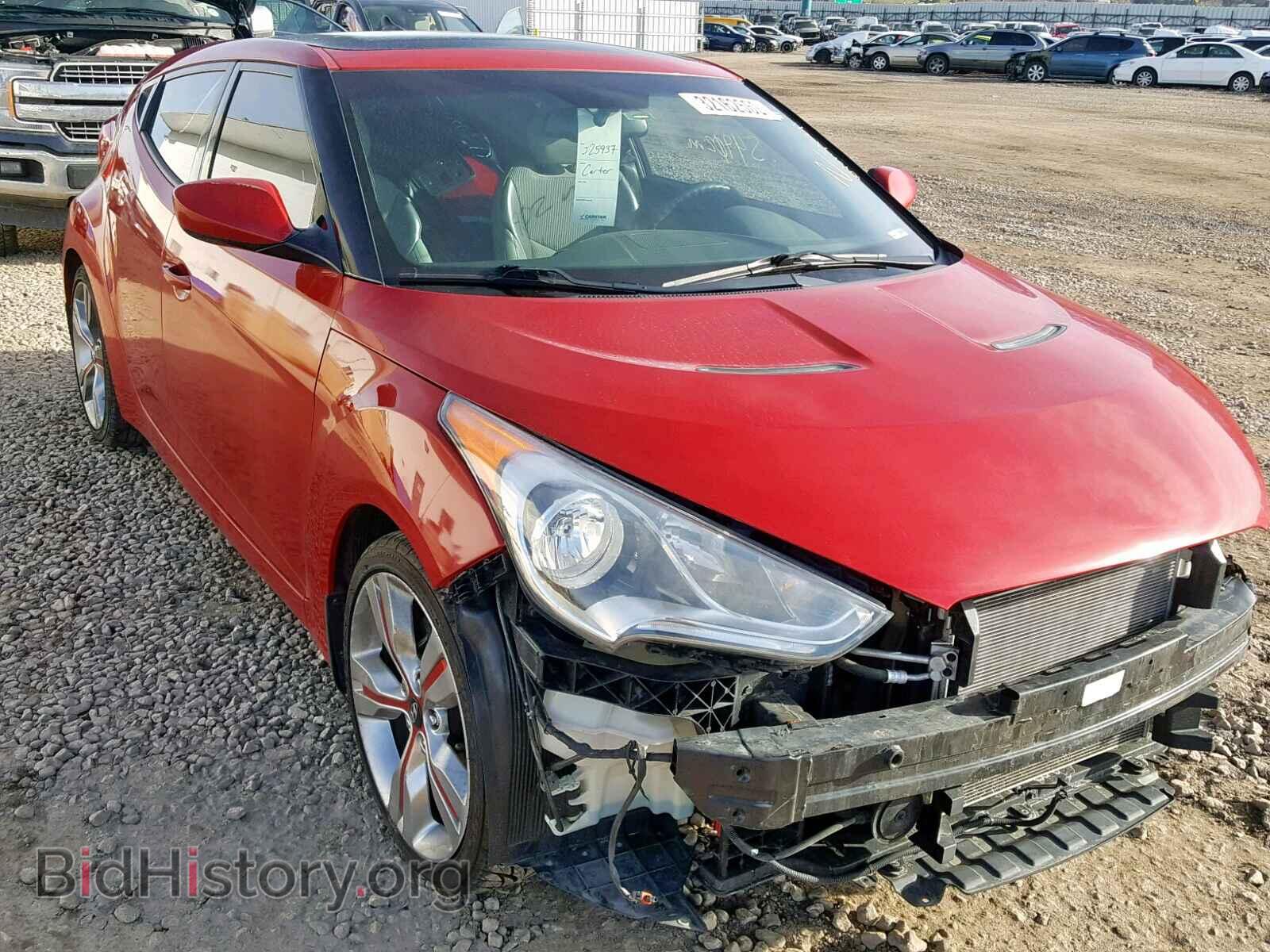 Photo KMHTC6AD7CU028878 - HYUNDAI VELOSTER 2012