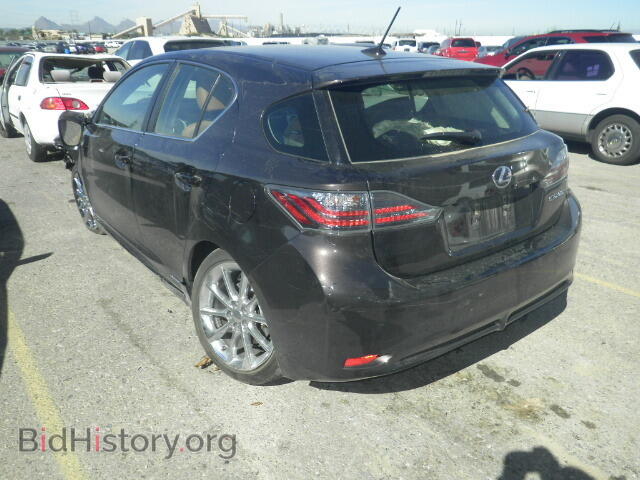 2012 LEXUS CT 200 - VIN: JTHKD5BH0C2102242 - Фото 3