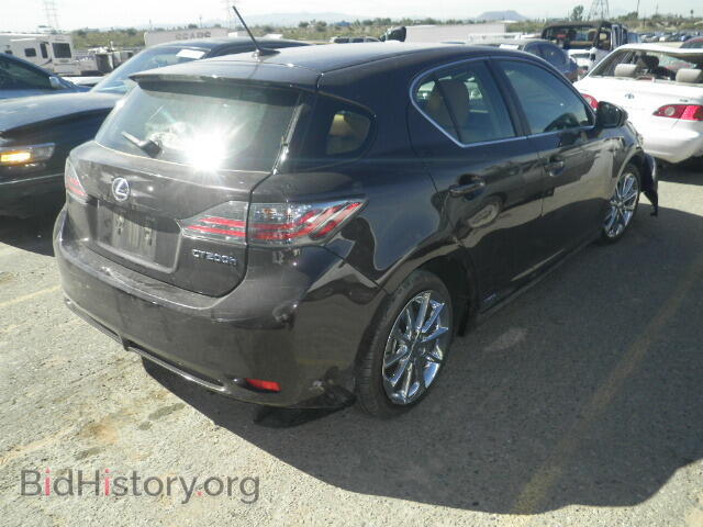 2012 LEXUS CT 200 - VIN: JTHKD5BH0C2102242 - Фото 4