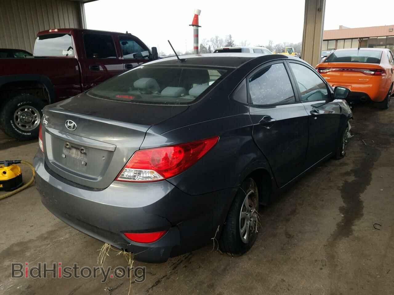 2013 HYUNDAI ACCENT - VIN: KMHCT4AEXDU414726 - Фото 4