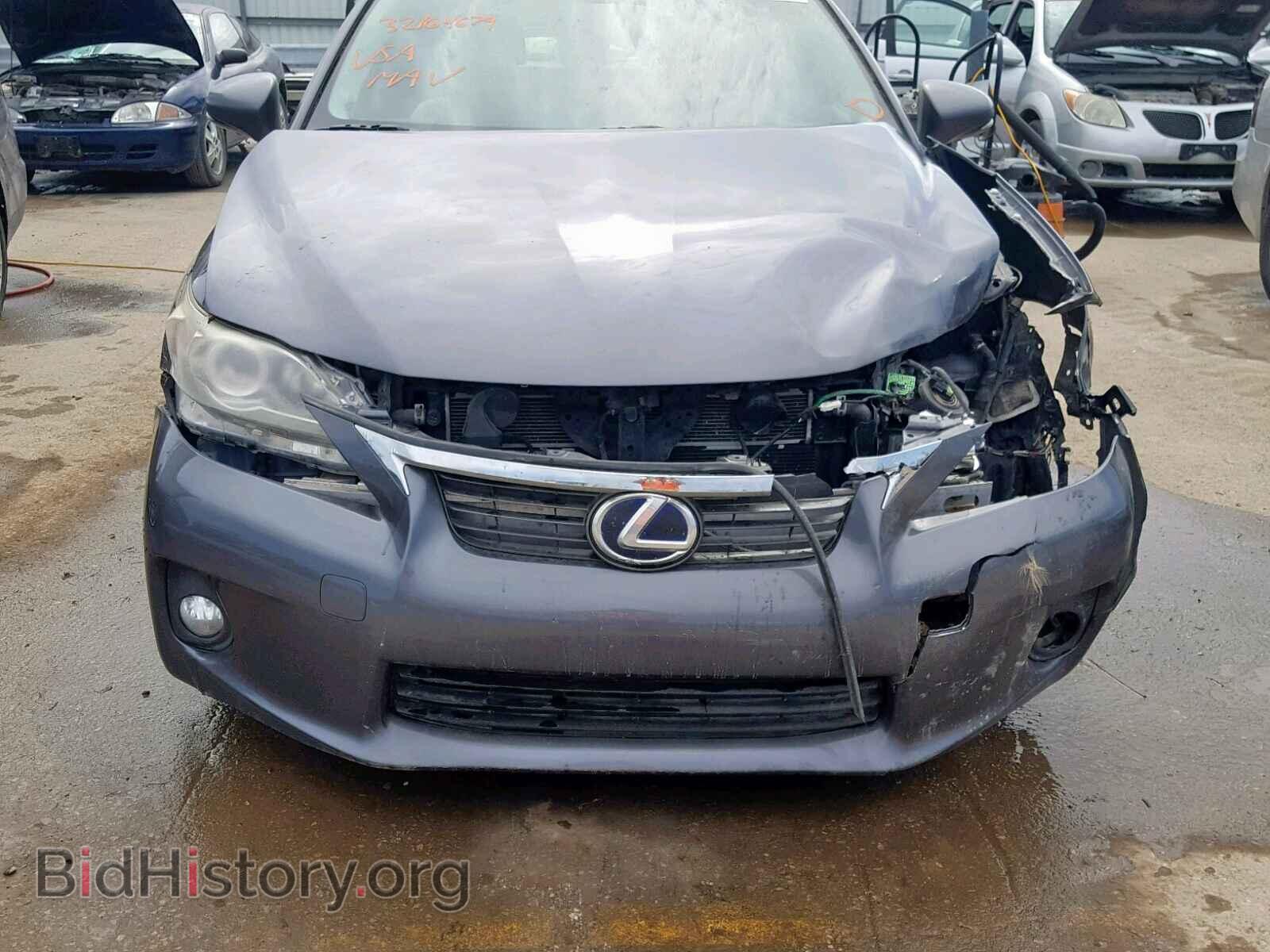 2012 LEXUS CT 200 - VIN: JTHKD5BH3C2073125 - Фото 9
