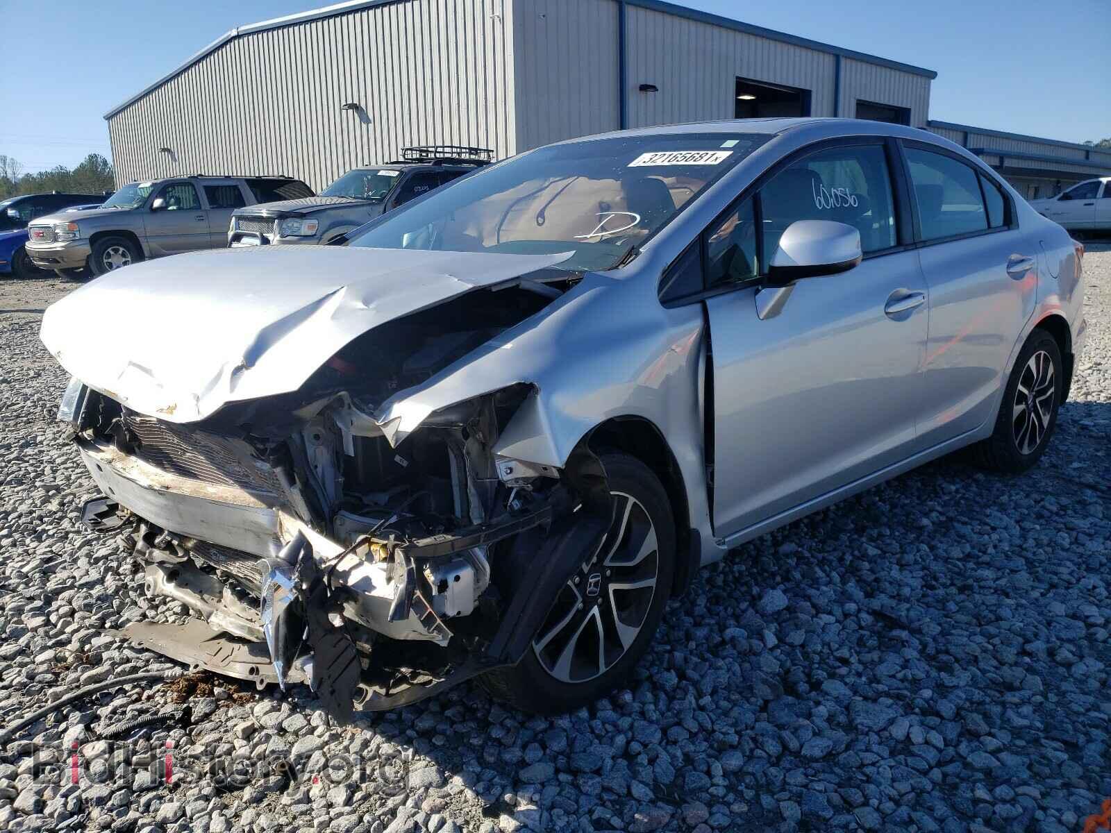 2013 HONDA CIVIC - VIN: 2HGFB2F91DH558609 - Фото 2
