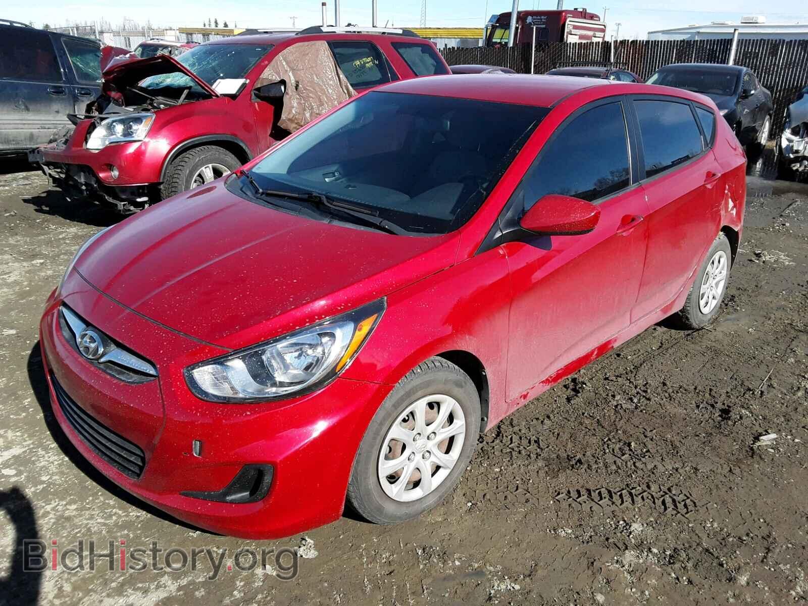 2012 HYUNDAI ACCENT - VIN: KMHCT5AEXCU058508 - Фото 2