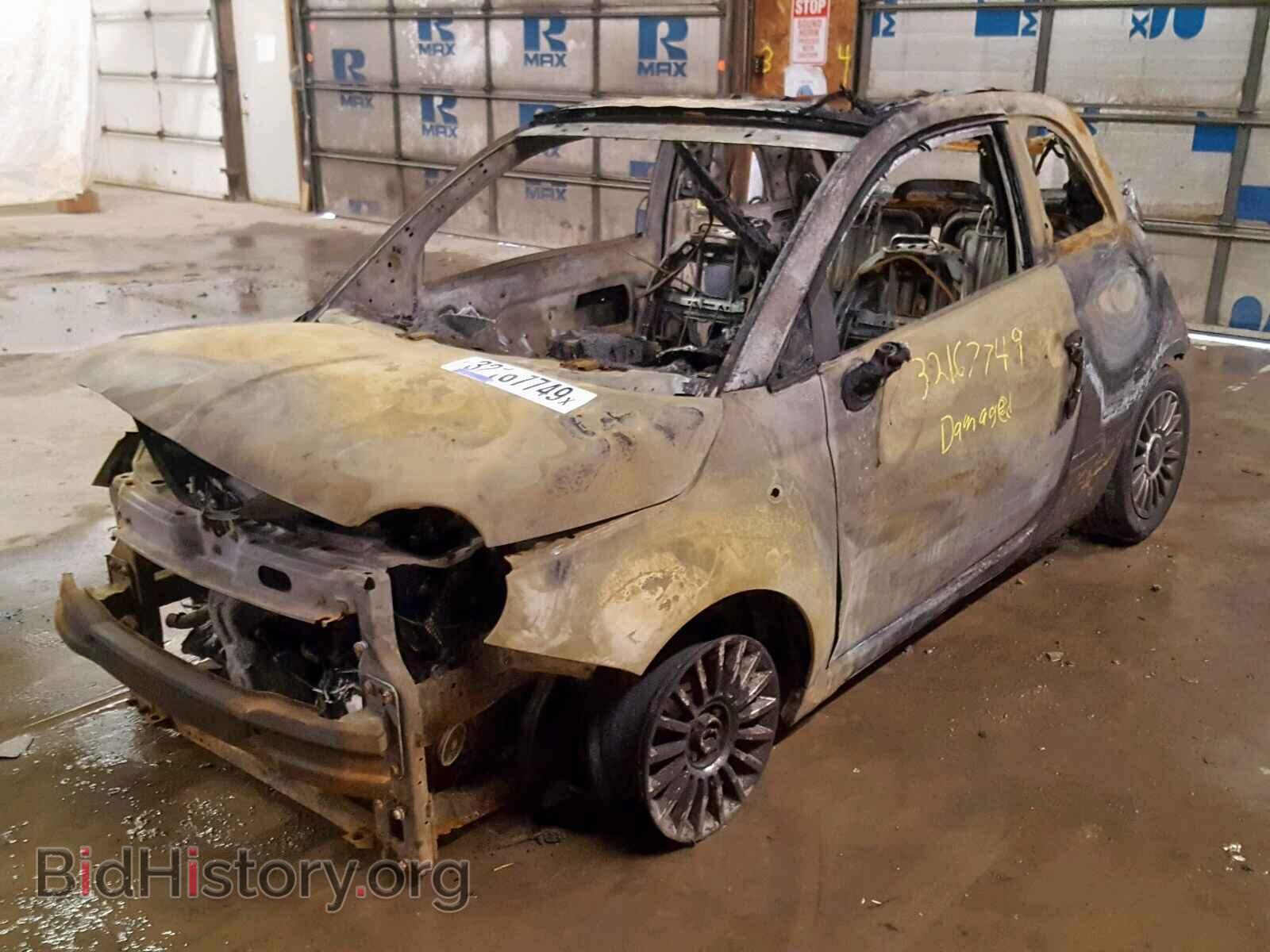 2012 FIAT 500 - VIN: 3C3CFFERXCT254557 - Фото 2
