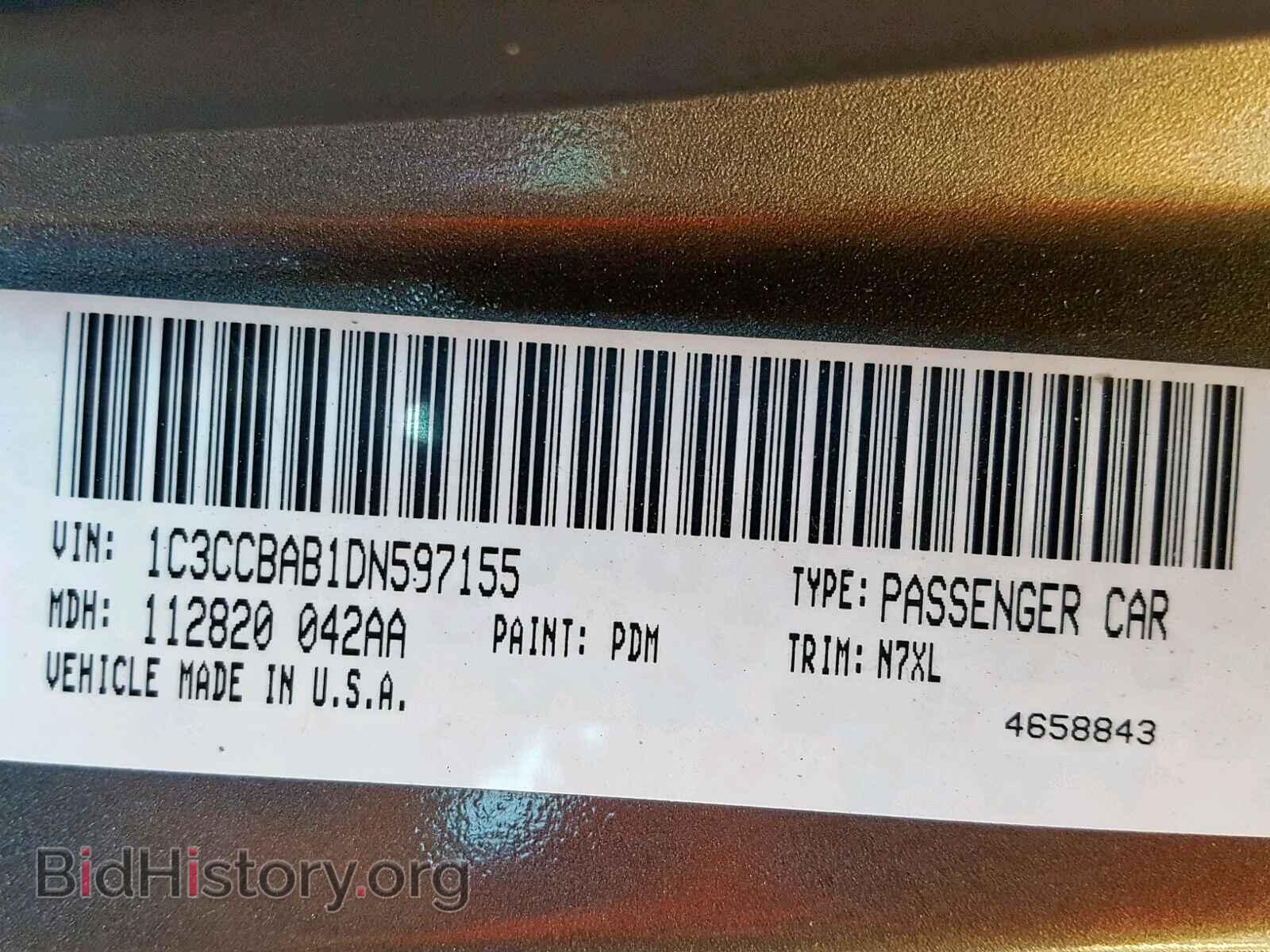 2013 CHRYSLER 200 - VIN: 1C3CCBAB1DN597155 - Photo 10
