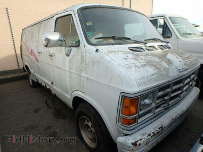 1988 Dodge RAM VAN RAM Van B2, white — VIN 2B7HB23Y4JK109085, Copart
