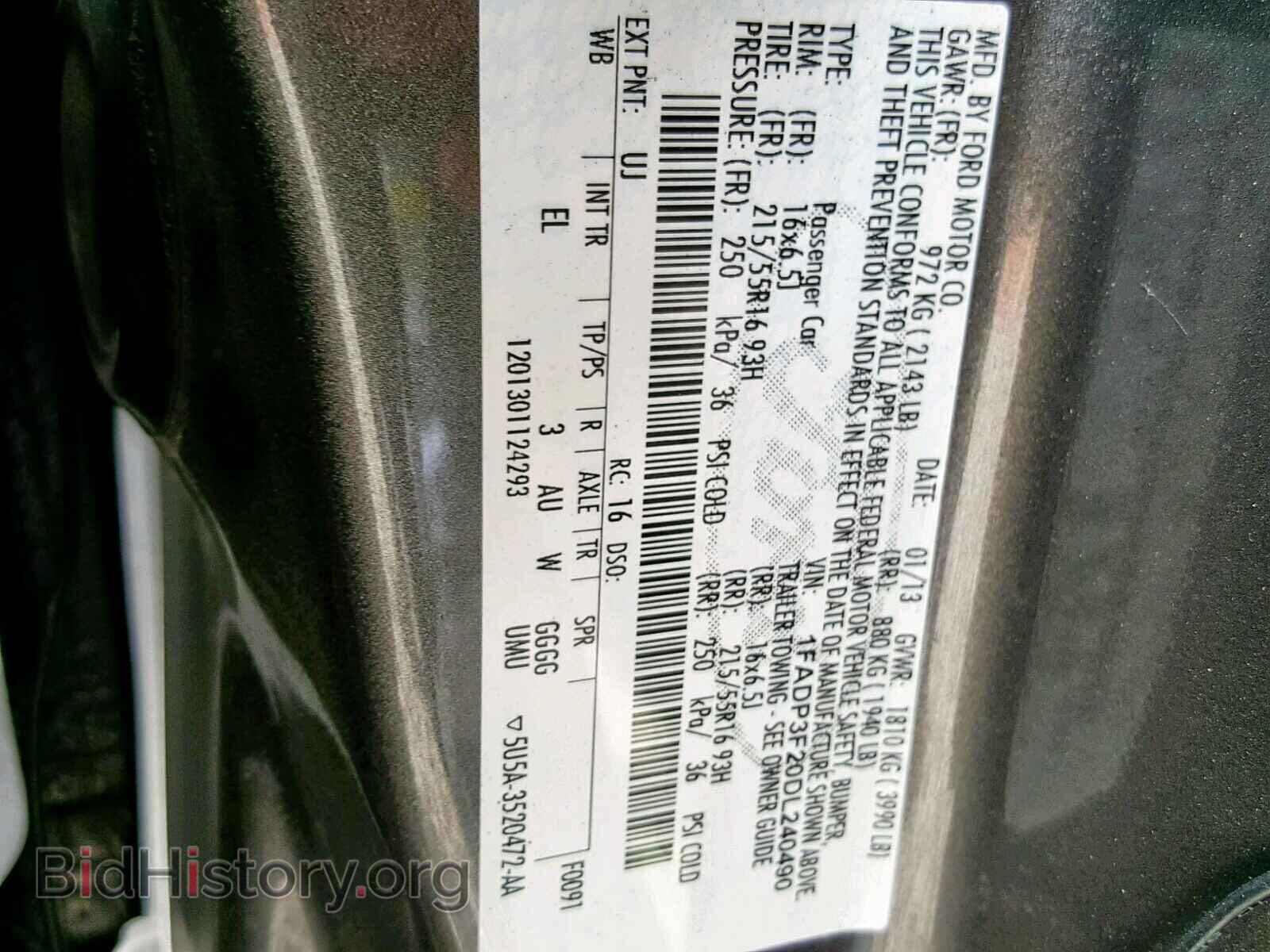 2013 FORD FOCUS SE - VIN: 1FADP3F20DL240490 - Фото 10