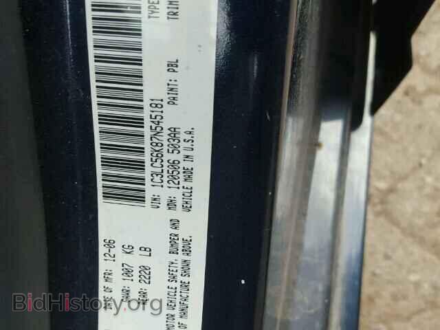 2007 CHRYSLER SEBRING - VIN: 1C3LC56K87N545181 - Фото 10