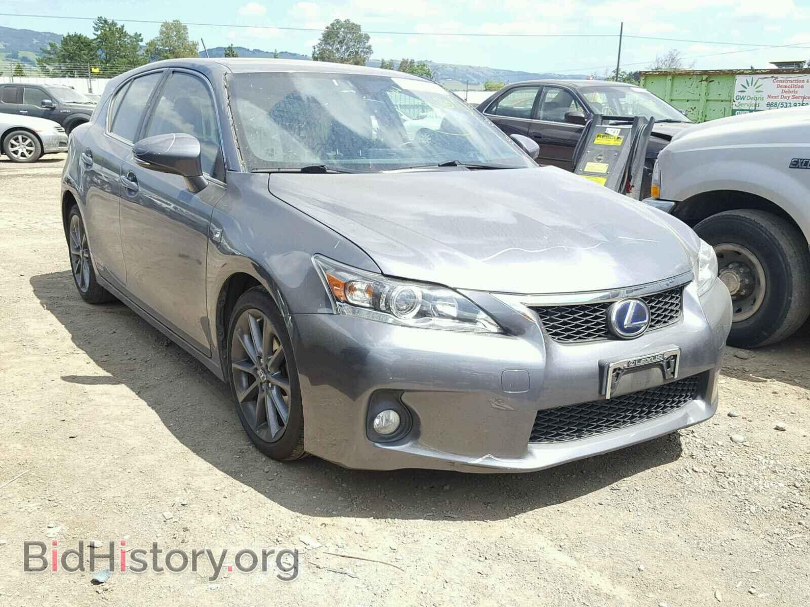 Photo JTHKD5BH4C2096607 - LEXUS CT 200 2012