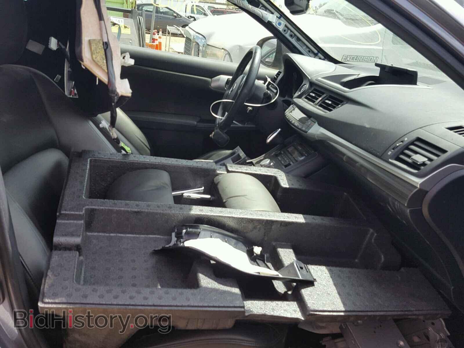 2012 LEXUS CT 200 - VIN: JTHKD5BH4C2096607 - Фото 5