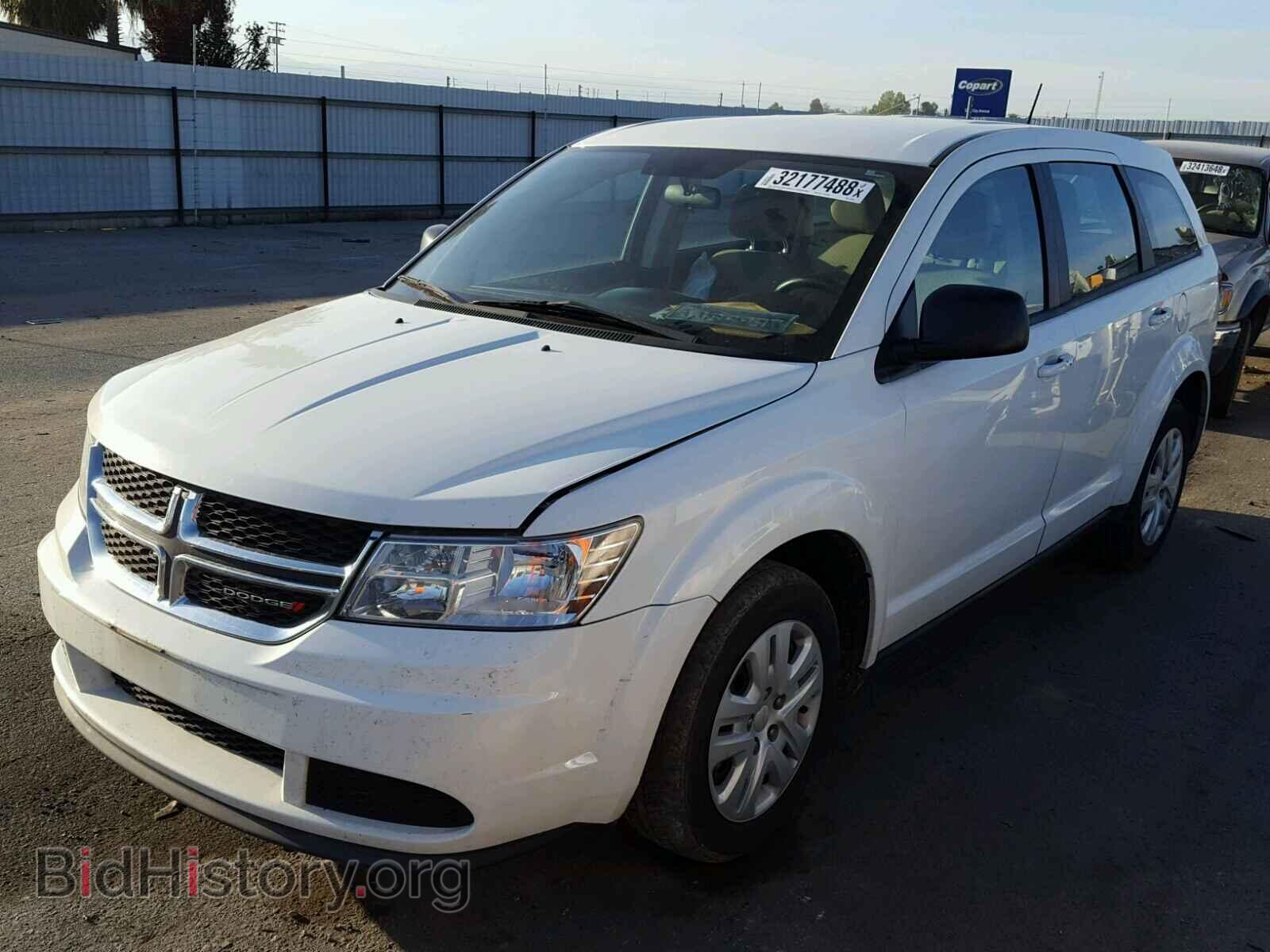 2014 DODGE JOURNEY - VIN: 3C4PDCAB3ET102231 - Фото 2