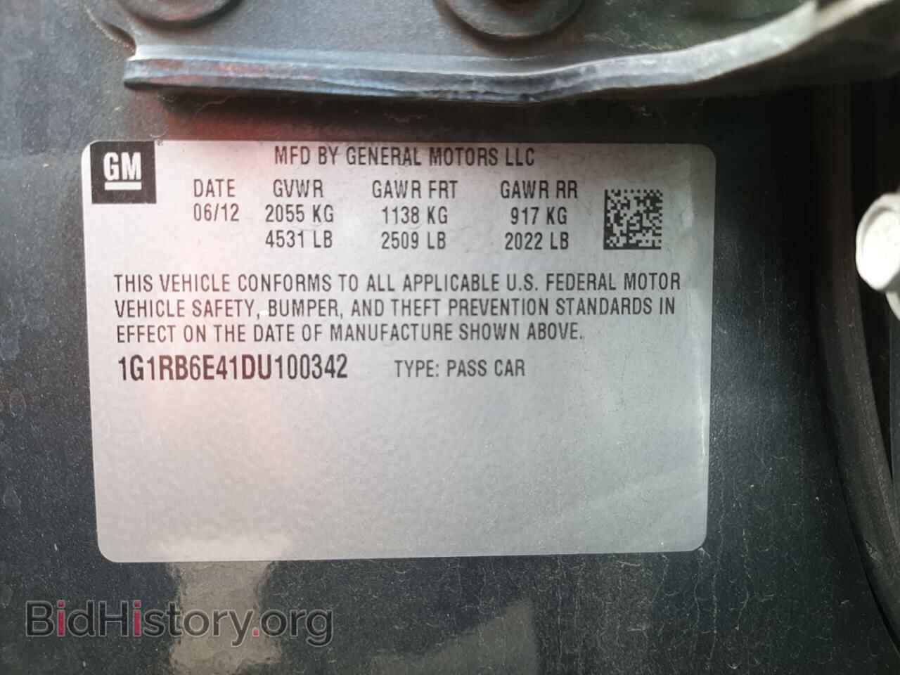 2013 CHEVROLET VOLT - VIN: 1G1RB6E41DU100342 - Фото 10
