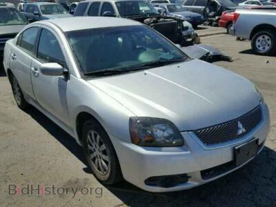 2011 Mitsubishi GALANT Galant FE, silver — VIN 4A32B2FF7BE018654, Copart