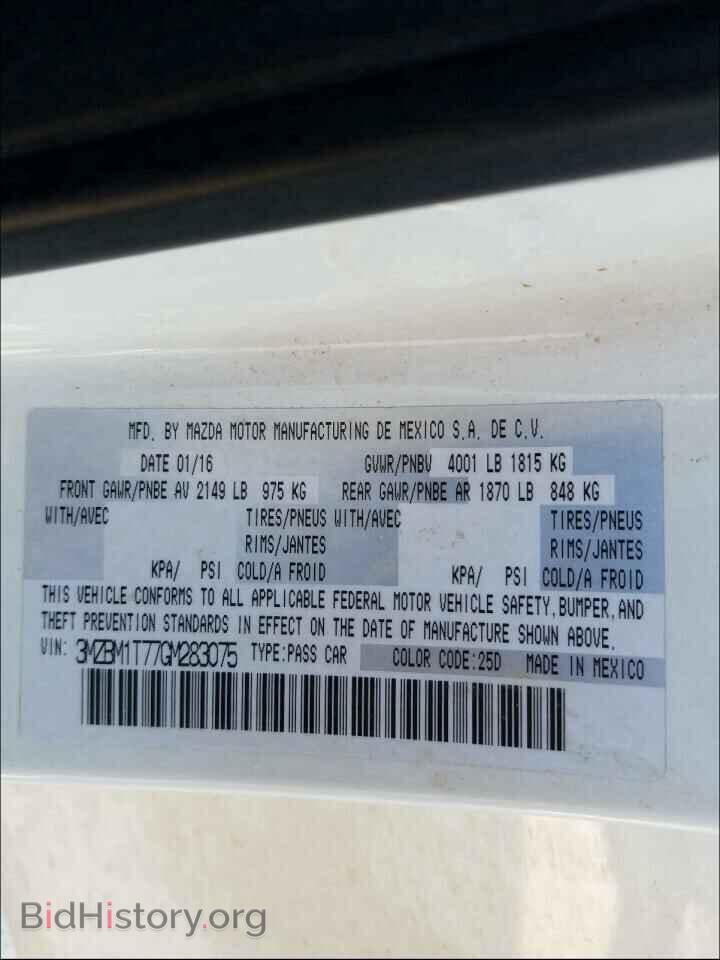 2016 MAZDA 3 - VIN: 3MZBM1T77GM283075 - Фото 10