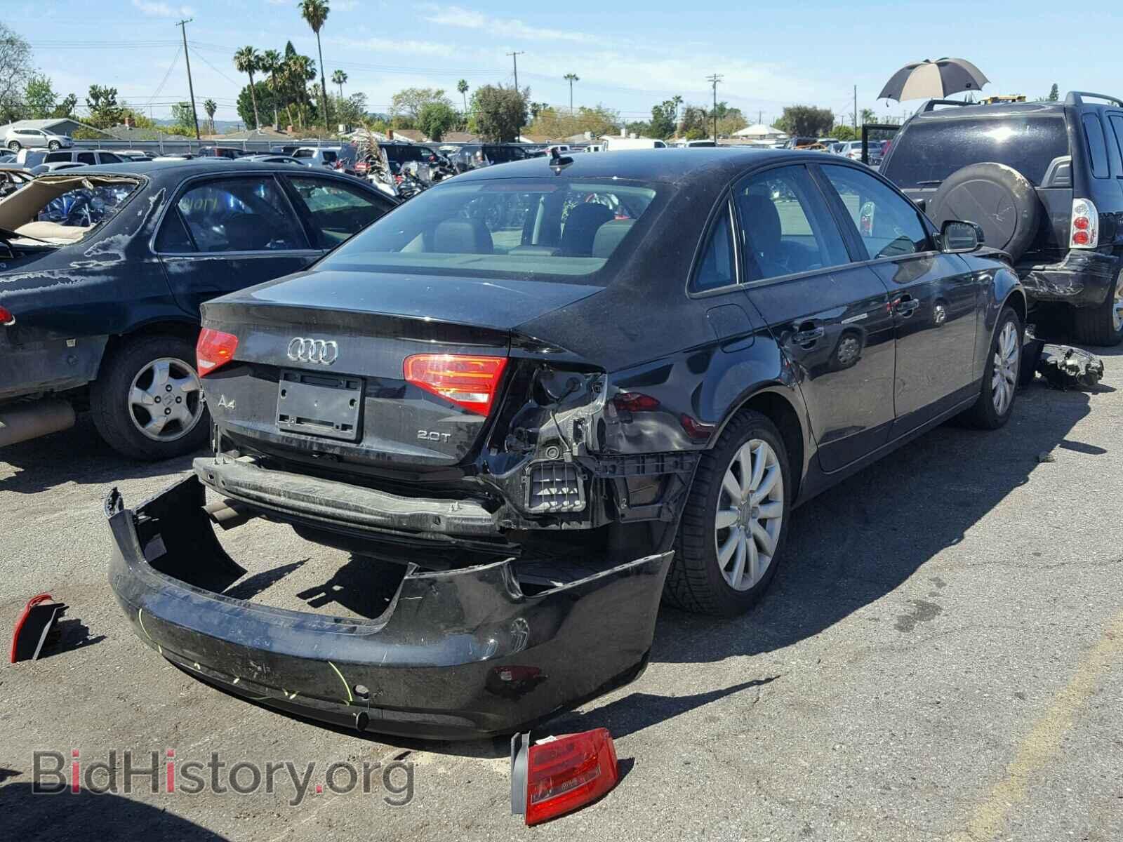 2013 AUDI A4 - VIN: WAUAFAFL8DN036714 - Photo 4