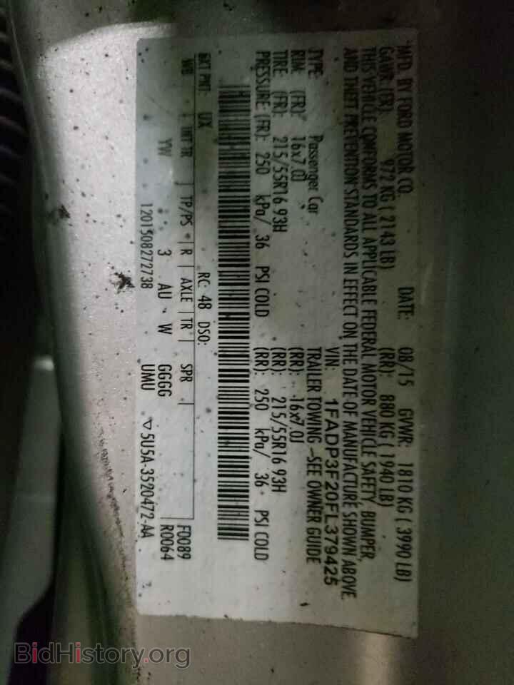 2015 FORD FOCUS - VIN: 1FADP3F20FL379425 - Photo 10