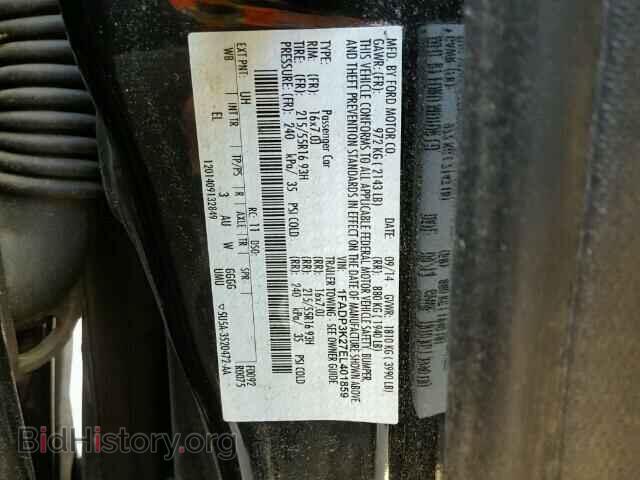 2014 FORD FOCUS - VIN: 1FADP3K27EL401859 - Photo 10
