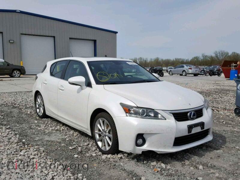 2013 Lexus CT 200 (VIN JTHKD5BH5D2124884) — фото 1 из 10, Copart, повреждение: передняя часть