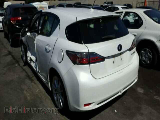 2012 LEXUS CT 200 - VIN: JTHKD5BH4C2106116 - Фото 3