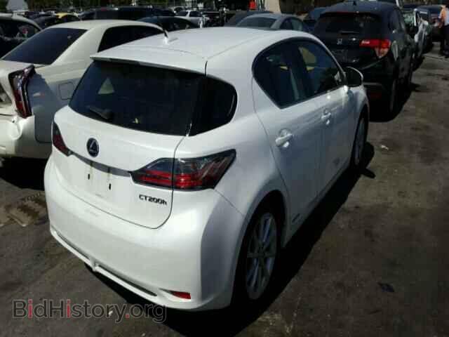 2012 LEXUS CT 200 - VIN: JTHKD5BH4C2106116 - Фото 4