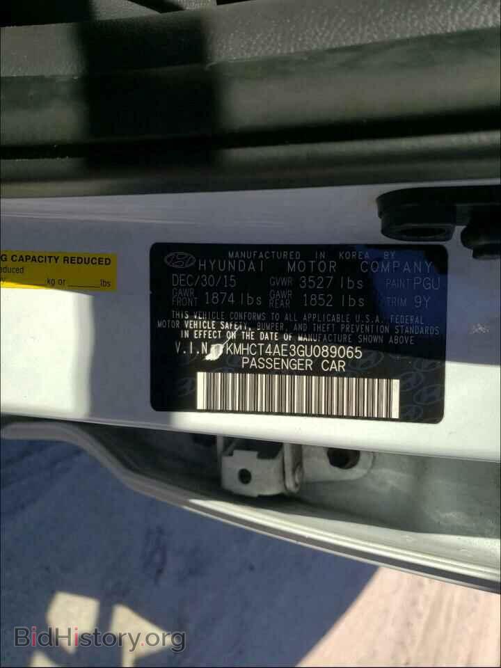 2016 HYUNDAI ACCENT - VIN: KMHCT4AE3GU089065 - Фото 10