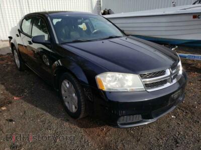 2011 Dodge AVENGER Avenger EX, черный — VIN 1B3BD4FB6BN549397, Copart