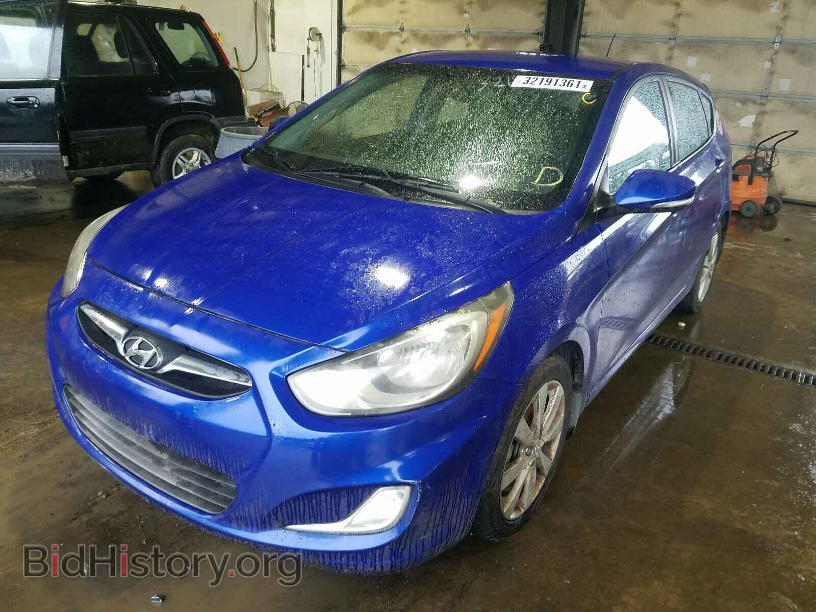 2013 HYUNDAI ACCENT - VIN: KMHCU5AE0DU111862 - Фото 2