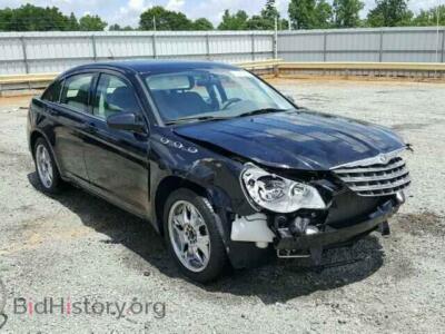 2007 Chrysler SEBRING Sebring TO, черный — VIN 1C3LC56R47N563495, Copart