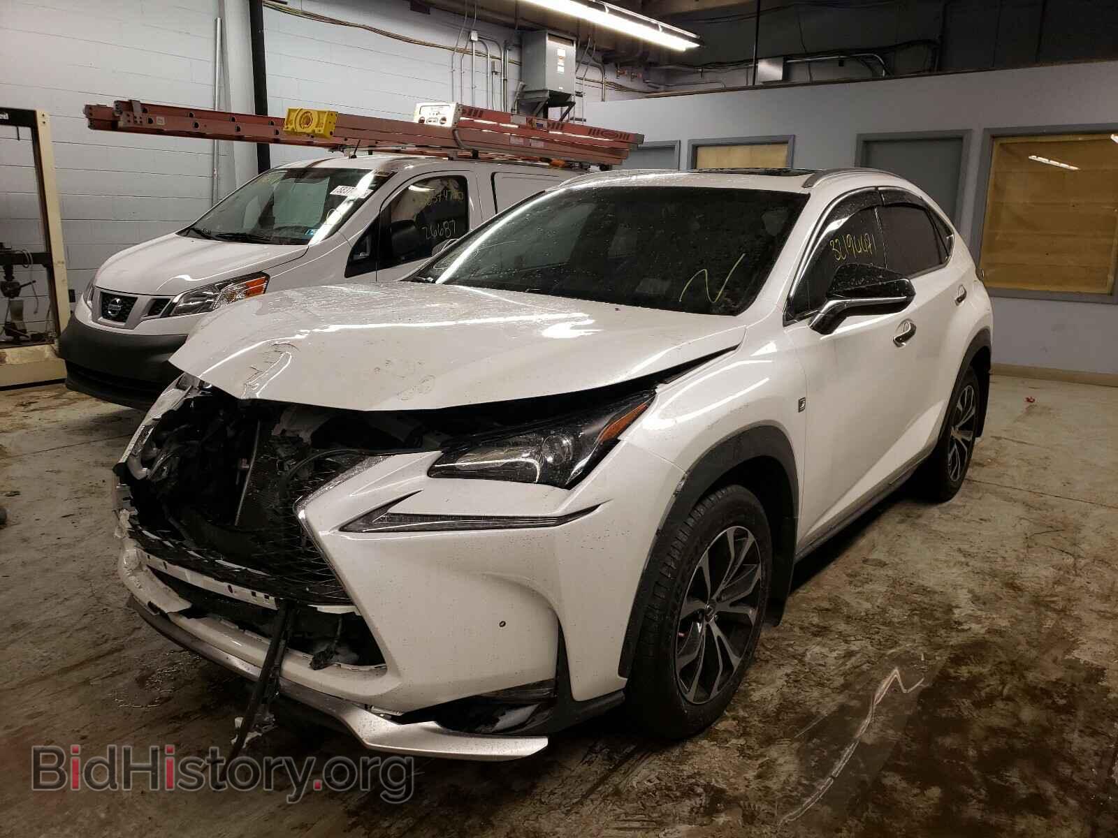 2015 LEXUS NX - VIN: JTJBARBZ5F2000222 - Фото 2