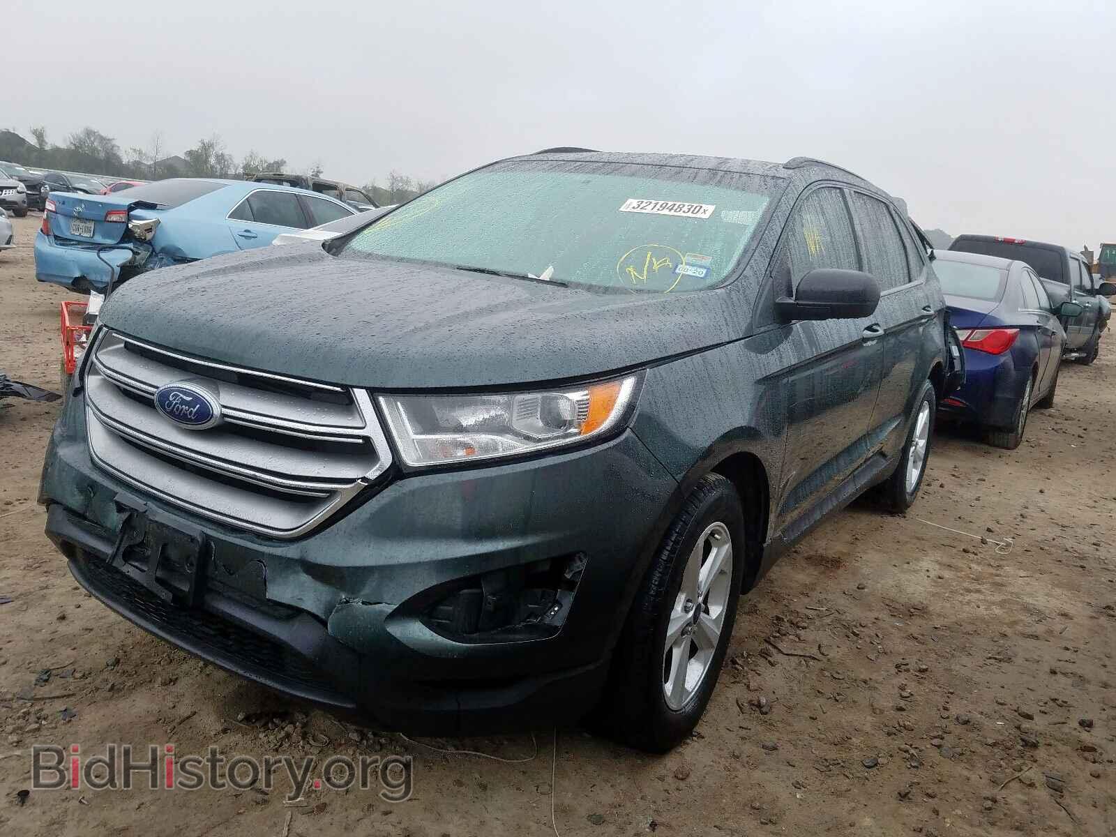 2015 FORD EDGE - VIN: 2FMTK3G93FBB42617 - Фото 2