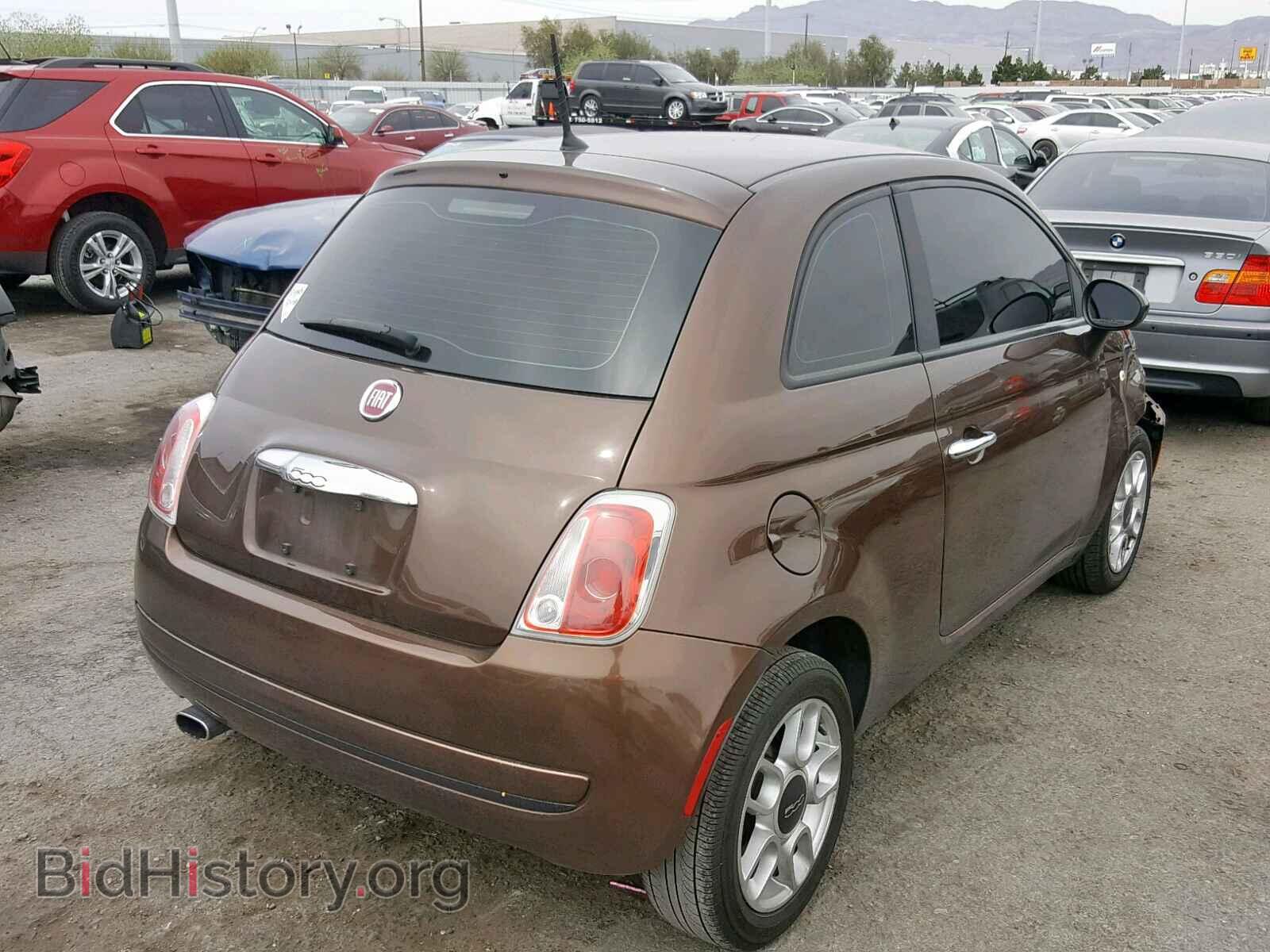 2013 FIAT 500 - VIN: 3C3CFFAR9DT654844 - Фото 4