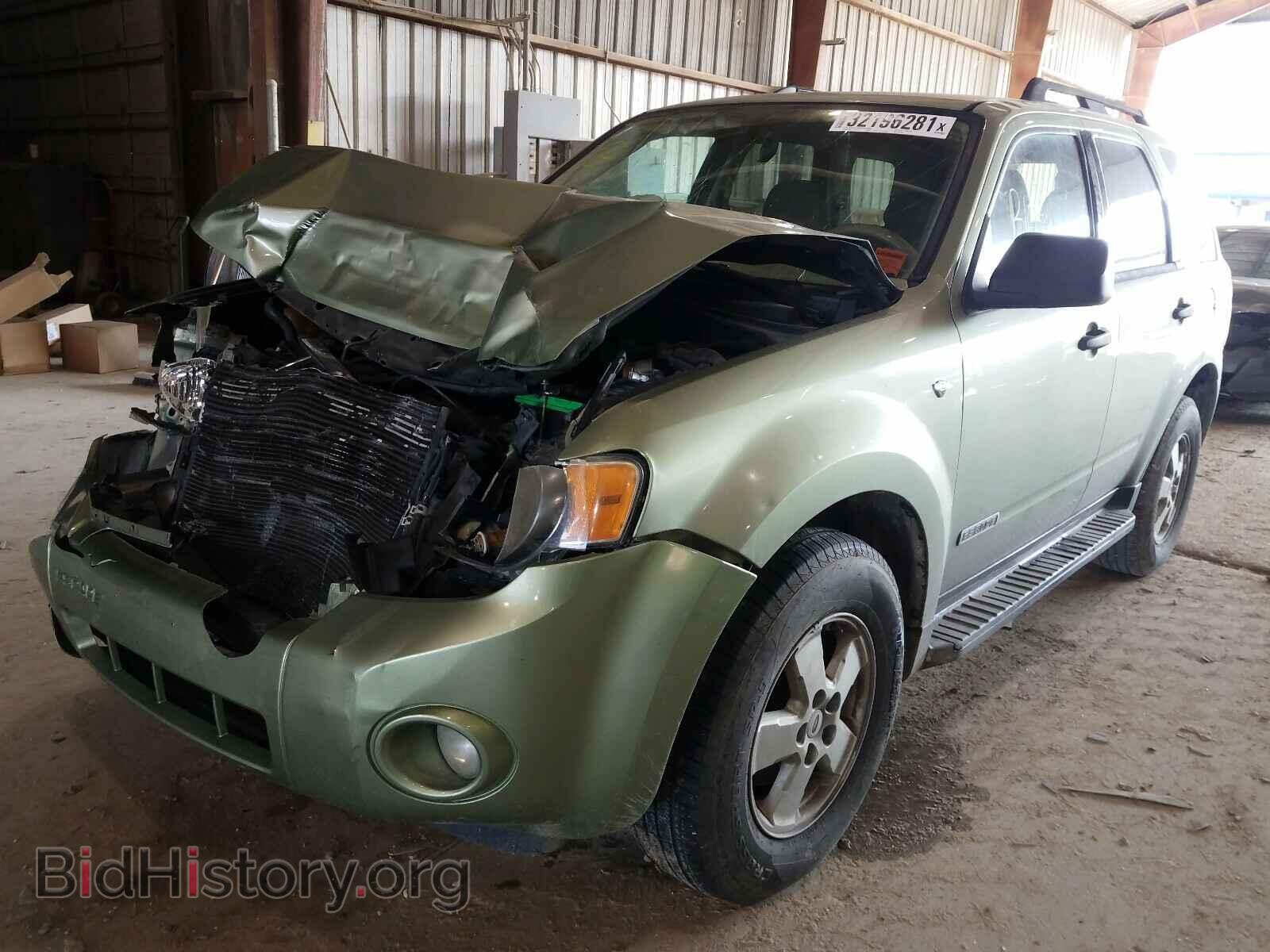 2008 FORD ESCAPE - VIN: 1FMCU03158KC06190 - Фото 2
