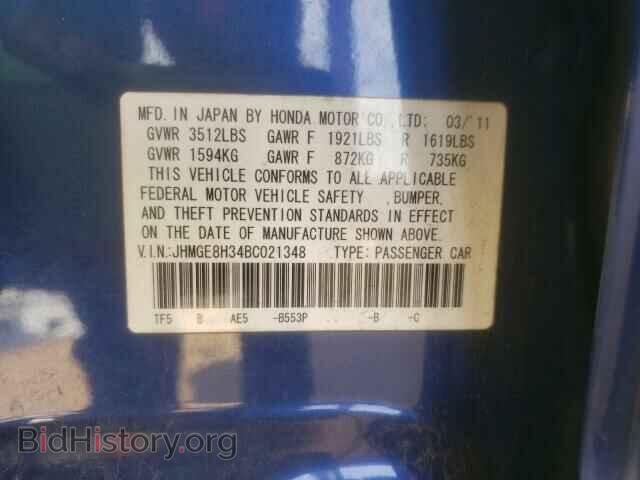 2011 HONDA FIT - VIN: JHMGE8H34BC021348 - Фото 10