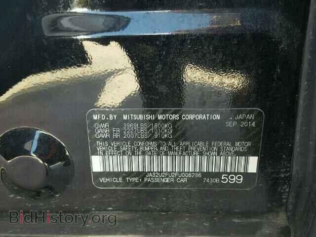 2015 MITSUBISHI LANCER - VIN: JA32U2FU2FU006286 - Фото 10