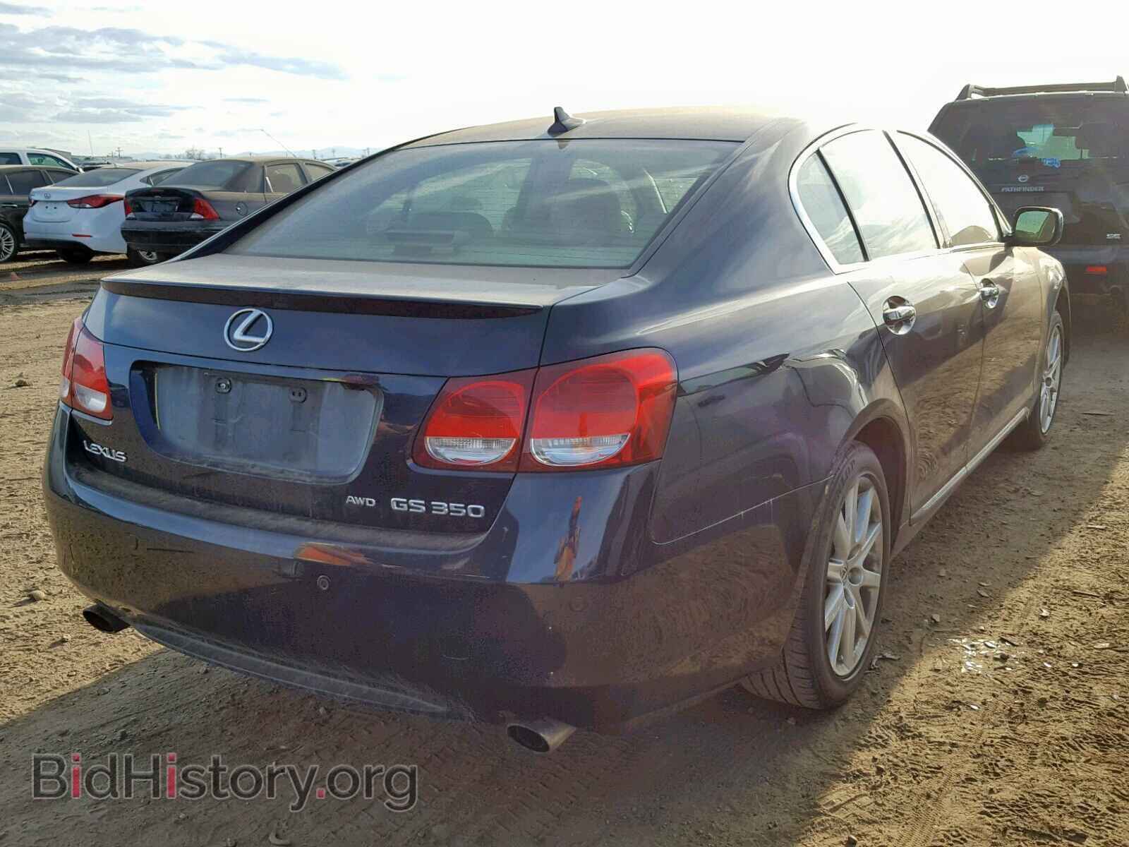 2007 LEXUS GS350 - VIN: JTHCE96S970011356 - Фото 4