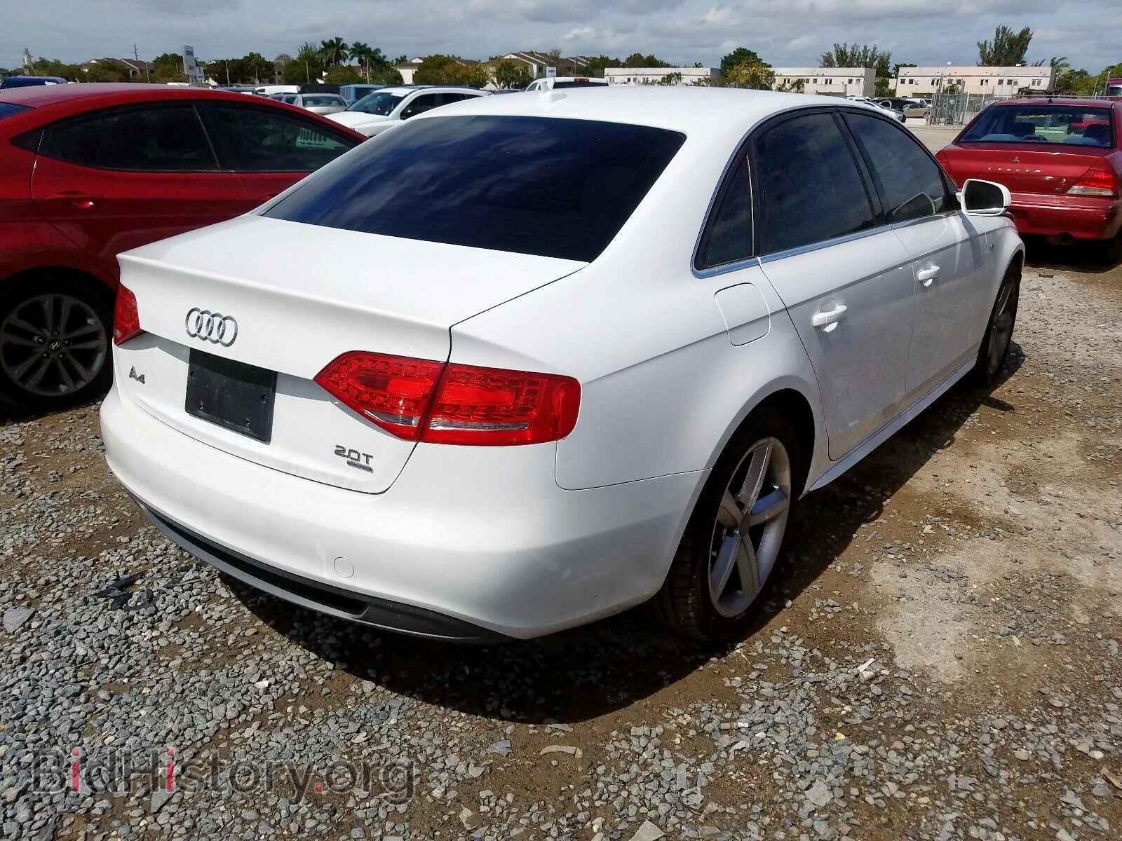 2012 AUDI A4 - VIN: WAUFFAFL7CN016927 - Photo 4