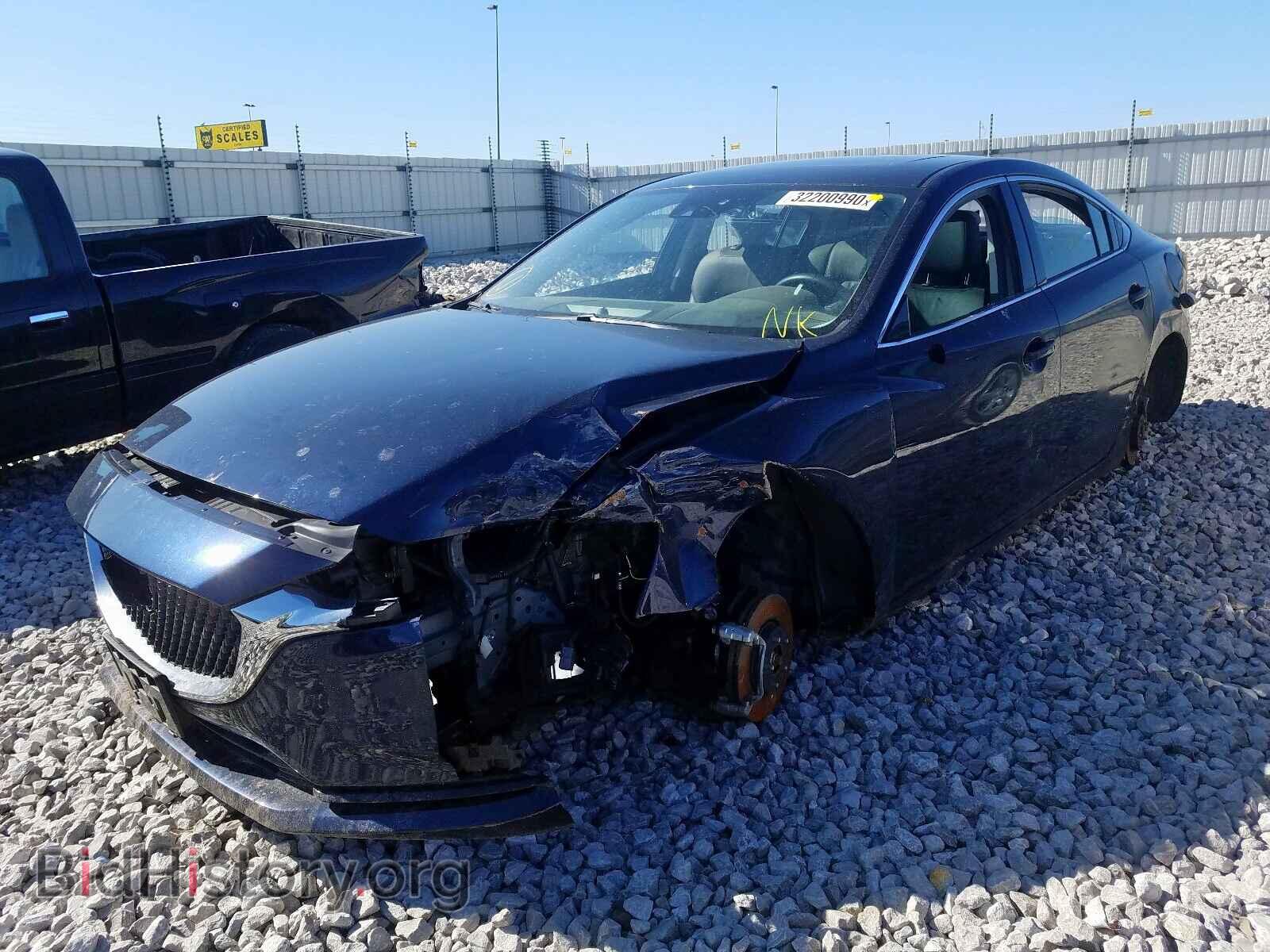 2019 MAZDA 6 - VIN: JM1GL1VM2K1510838 - Фото 2