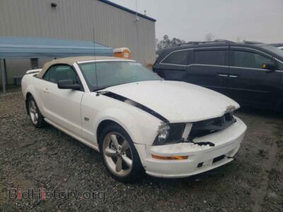 2006 Ford MUSTANG Mustang GT, white — VIN 1ZVHT85H965260848, Copart