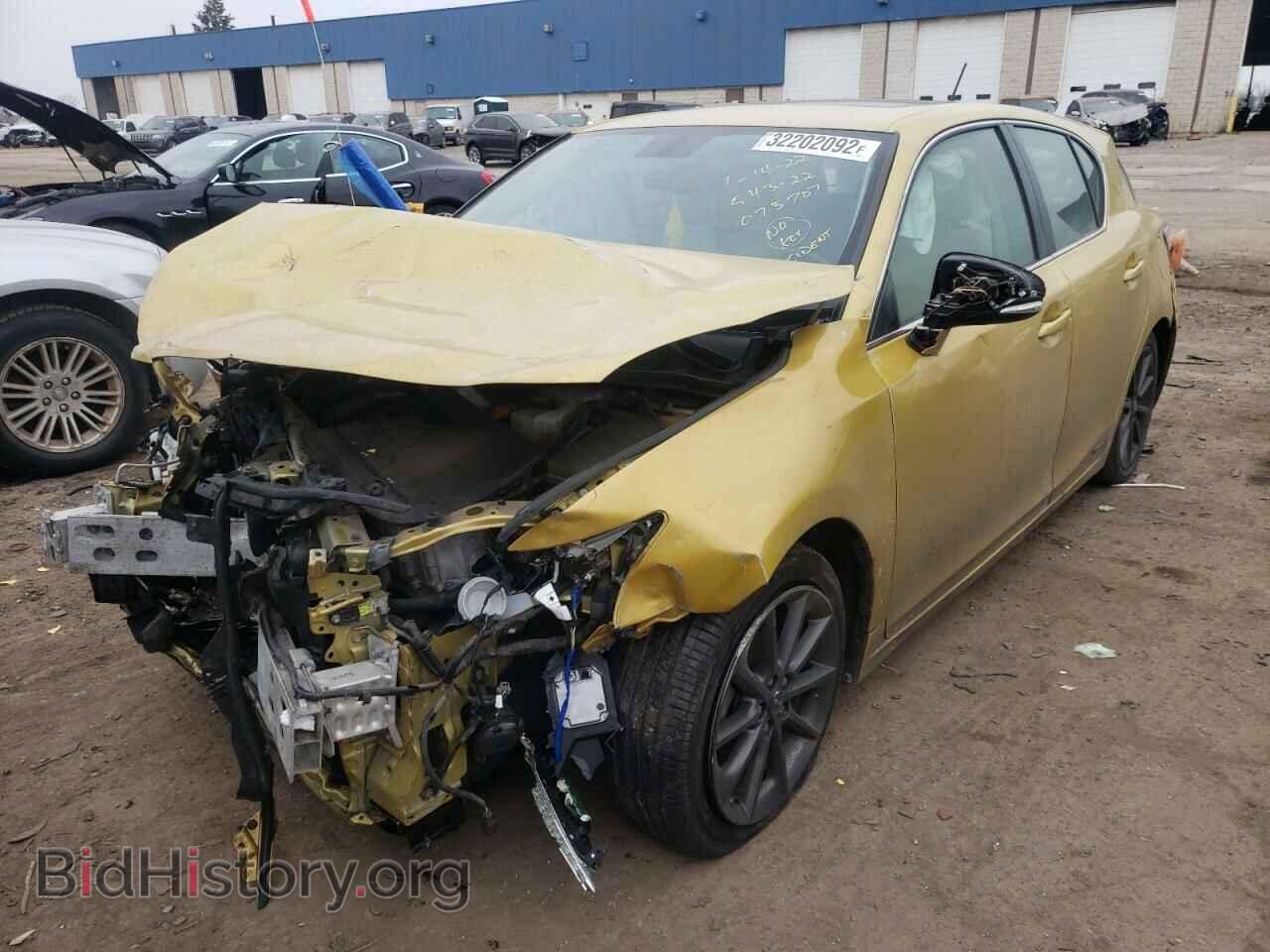 2012 LEXUS CT 200 - VIN: JTHKD5BH3C2073707 - Фото 2