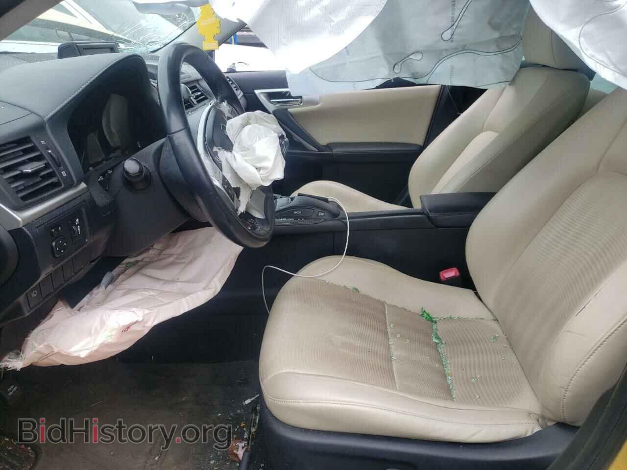 2012 LEXUS CT 200 - VIN: JTHKD5BH3C2073707 - Фото 5