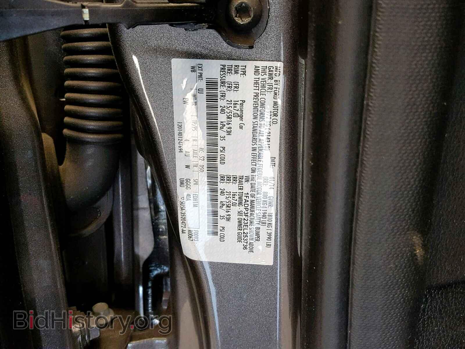 2014 FORD FOCUS SE - VIN: 1FADP3F23EL253736 - Фото 10