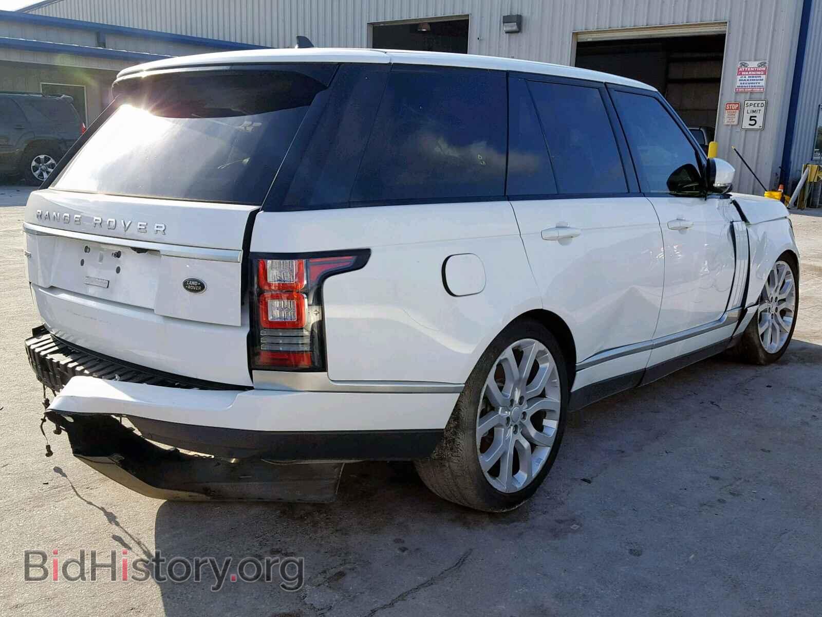 2016 LAND ROVER RANGE ROVE - VIN: SALGS2PF9GA290590 - Фото 4