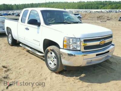 2013 Chevrolet SILVERADO, white — VIN 1GCRCSE01DZ276739, Copart