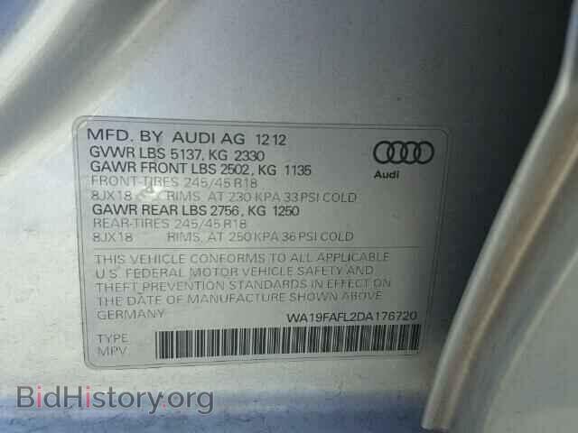 2013 AUDI A4 - VIN: WA19FAFL2DA176720 - Фото 10