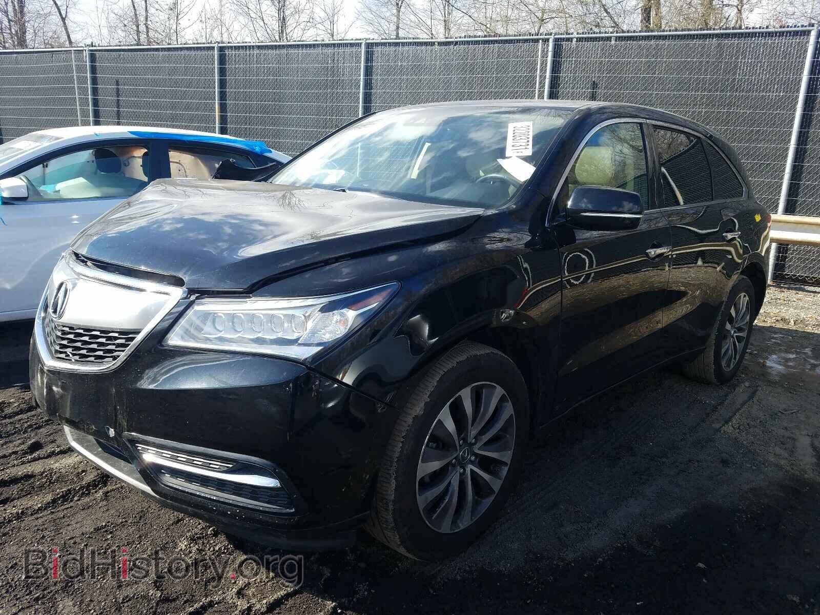 2016 ACURA MDX - VIN: 5FRYD4H45GB002343 - Фото 2