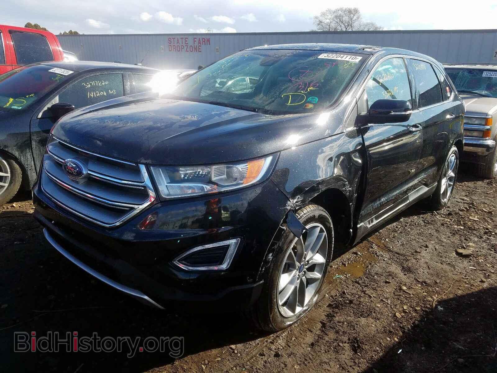 2015 FORD EDGE - VIN: 2FMPK4K93FBB30482 - Фото 2