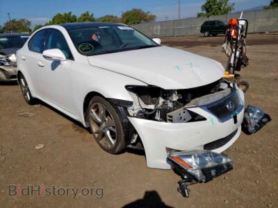2009 Lexus IS IS 250, white — VIN JTHBK262595094429, Copart