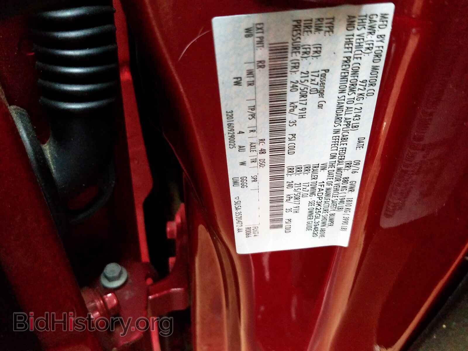 2016 FORD FOCUS - VIN: 1FADP3K25GL394820 - Photo 10